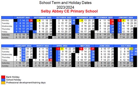 tudor school term dates.